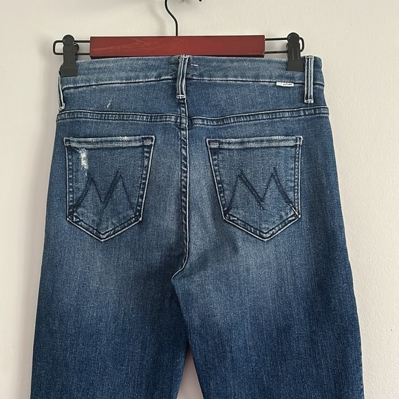 MOTHER Denim High Waisted Looker Ankle Chew - Picture 7 of 8